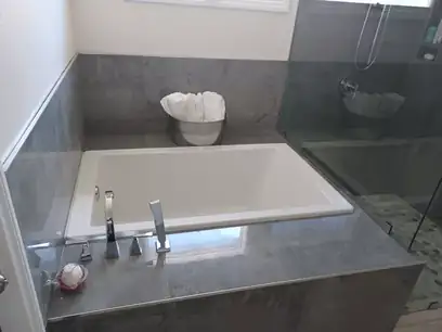 Bathroom Ceramic Tile Finish by SHAX Family Tile